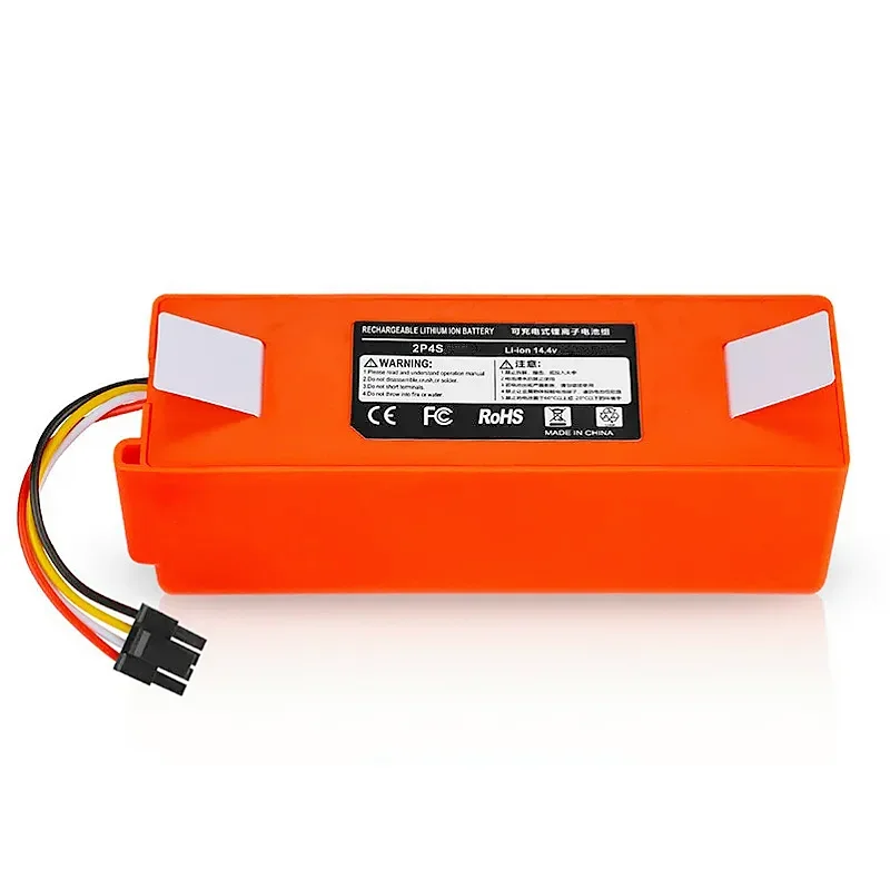 100% NEW 12800mAh 14.4V li-ion Battery Vacuum Cleaner accessories for xiaomi mi robot Robotics cleaner roborock S50 S51 T4