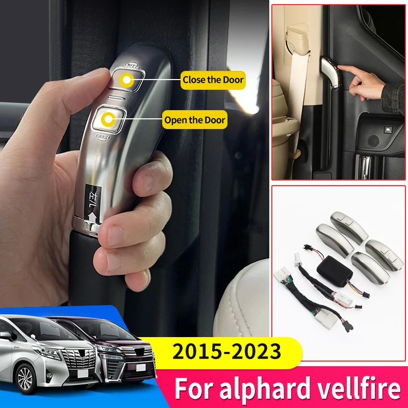 For Toyota Alphard Vellfire 30 Series 2015-2023 2022 Car door Automatic Close Device Interior upgraded Accessories Modification