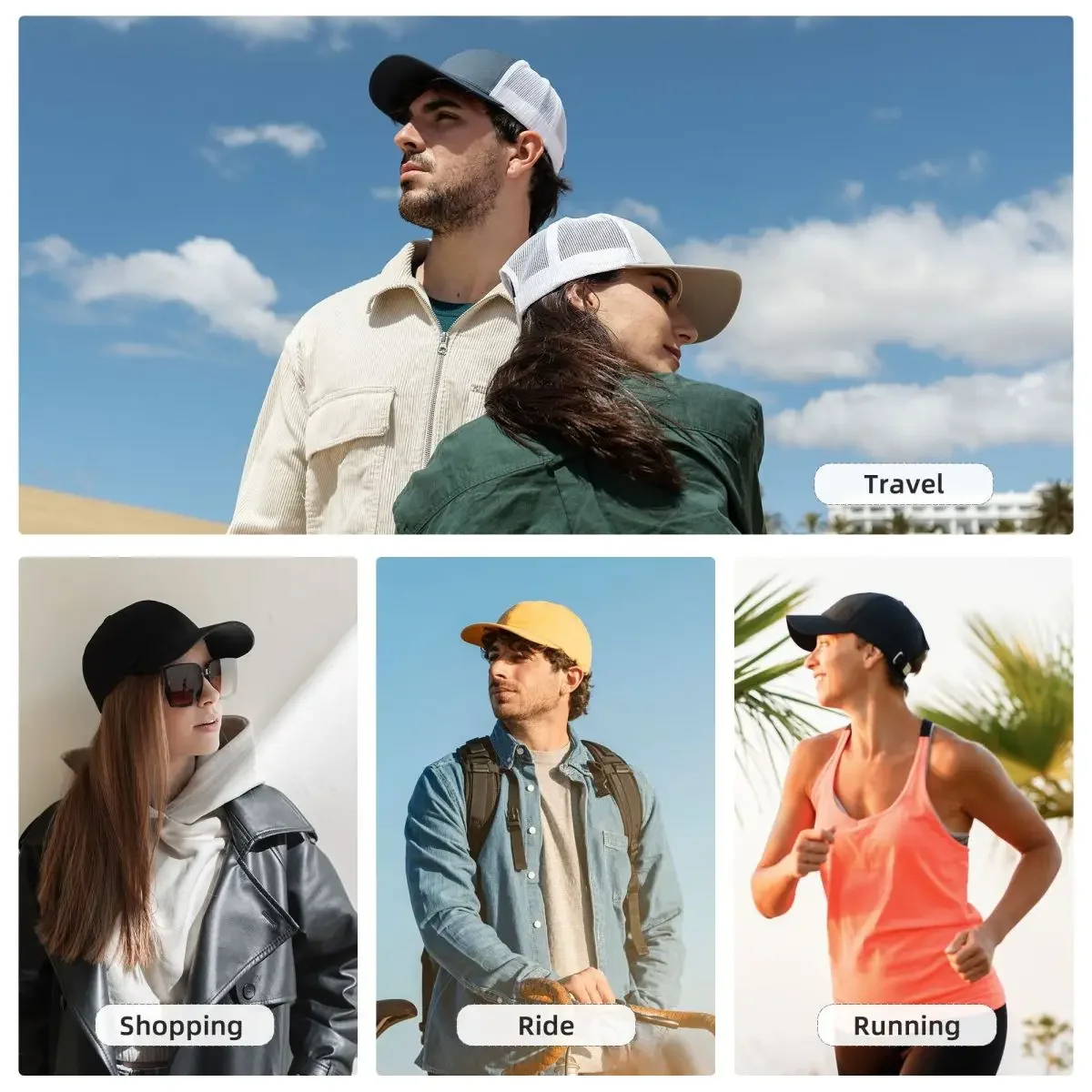 Welcome To Amity Island (Universal ? UCS LLC) Cowboy Mesh Baseball Cap Beach Bag Sports Cap Rugby Women's Hats Men's