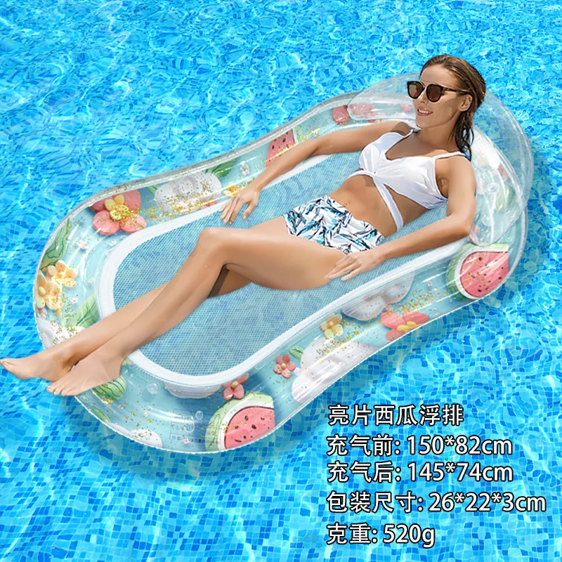 

Pool Rafts Inflatable Ride-ons Play Water Fun Fold PVC Sofa Inflate Lounge Chair Floating Summer Swimming Beach Seaside