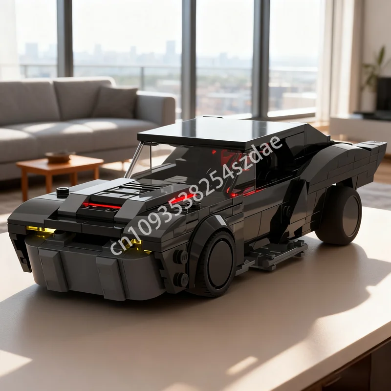 

412 шт. MOC Vengeance Бэтмобиль Супергерои DCD модель строительные блоки сборка DIY Рождественский подарок креативные детские игрушки на день рождения