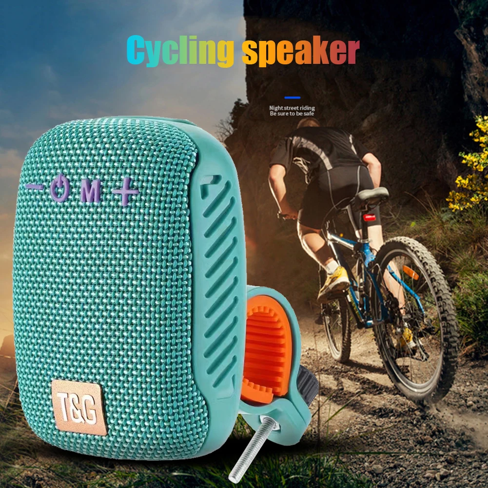 Bicycle Wireless Stereo Speaker Portable Outdoor Boombox Type-C USB Rechargeable Bluetooth-compatible for Scooter Motorcycle