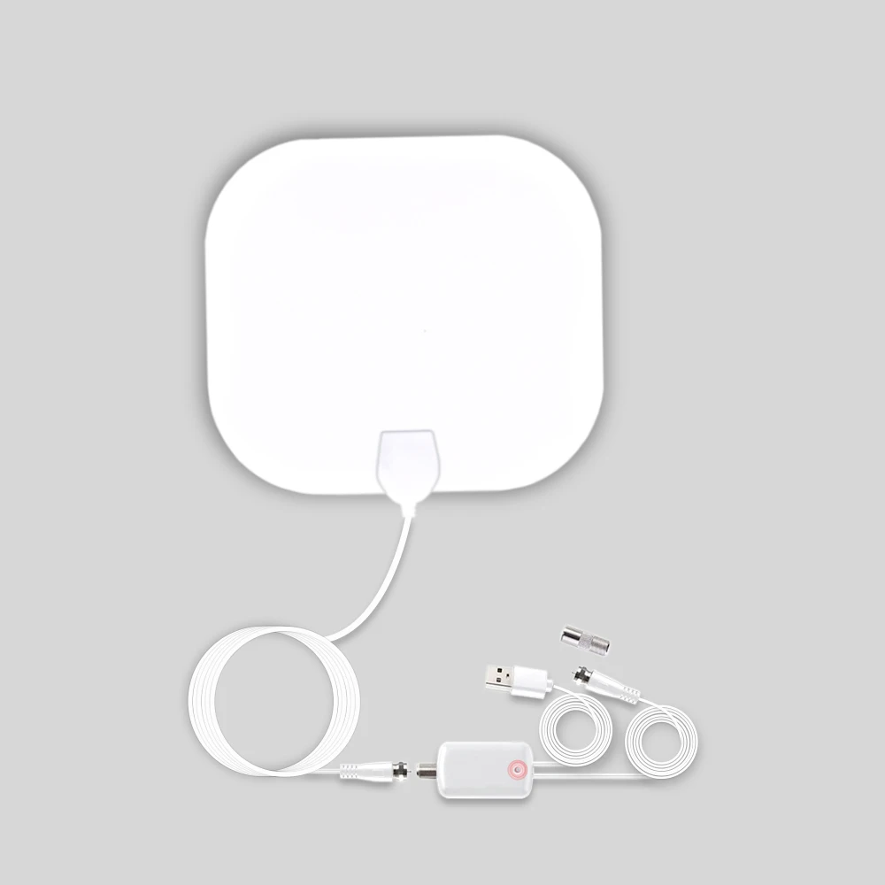 4K UHD Indoor HDTV Antenna 25dBi Amplified Digital TV Aerial with Signal Booster Long Range Free Local Channels