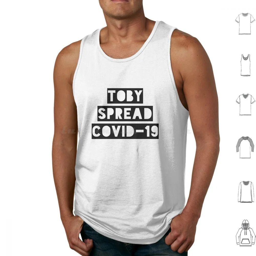 Toby Spread Tank Tops Print Cotton Dwight Schrute The Office Kapoor Dunder Mifflin Miflin Jim Halpert Pam Beesly