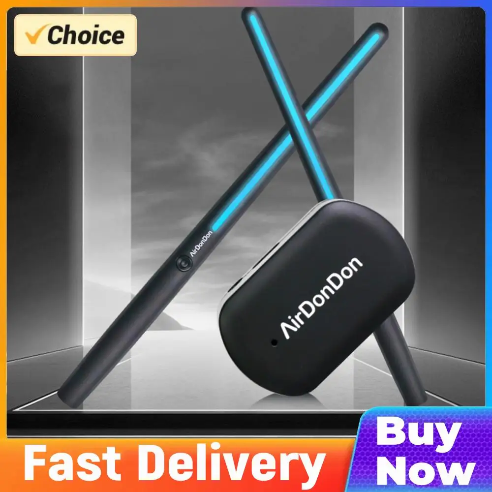 

Портативный электронный барабанный комплект с воздушными барабанами, сенсорами для ног, реалистичными эффектами и виртуальными барабанными палочками для начинающих и профессионалов