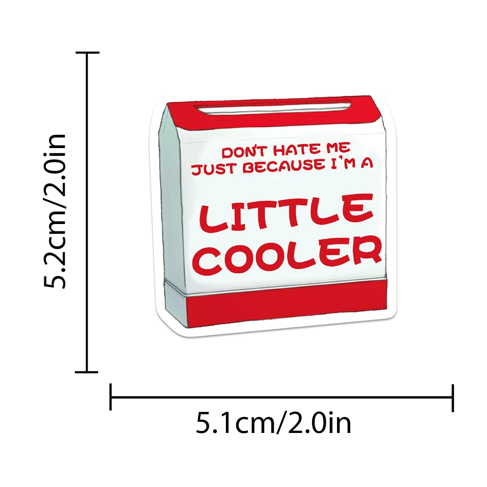 50 قطعة ملصقات مضحكة للبالغين ميمي ملصقات الزخرفية الأمتعة دفتر دراجة نارية التزلج يسوع الكتابة على الجدران Snarky الشارات #2