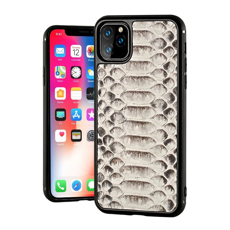 LANGSIDI Python Luxury shockproof protect Leather case For iPhone 15 14 13 Pro Max 12 13 Mini 12 11 Pro Max X XS Max fundas capa