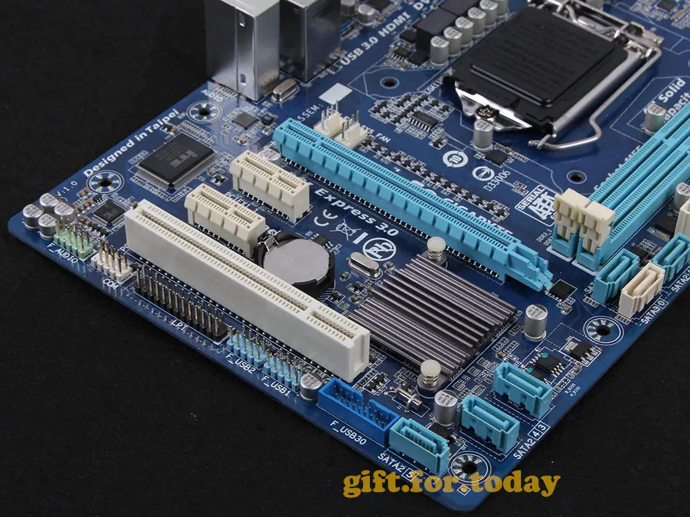 Original para gigabyte GA-B75M-HD3 intel b75 placa-mãe lga 1155 ddr3
