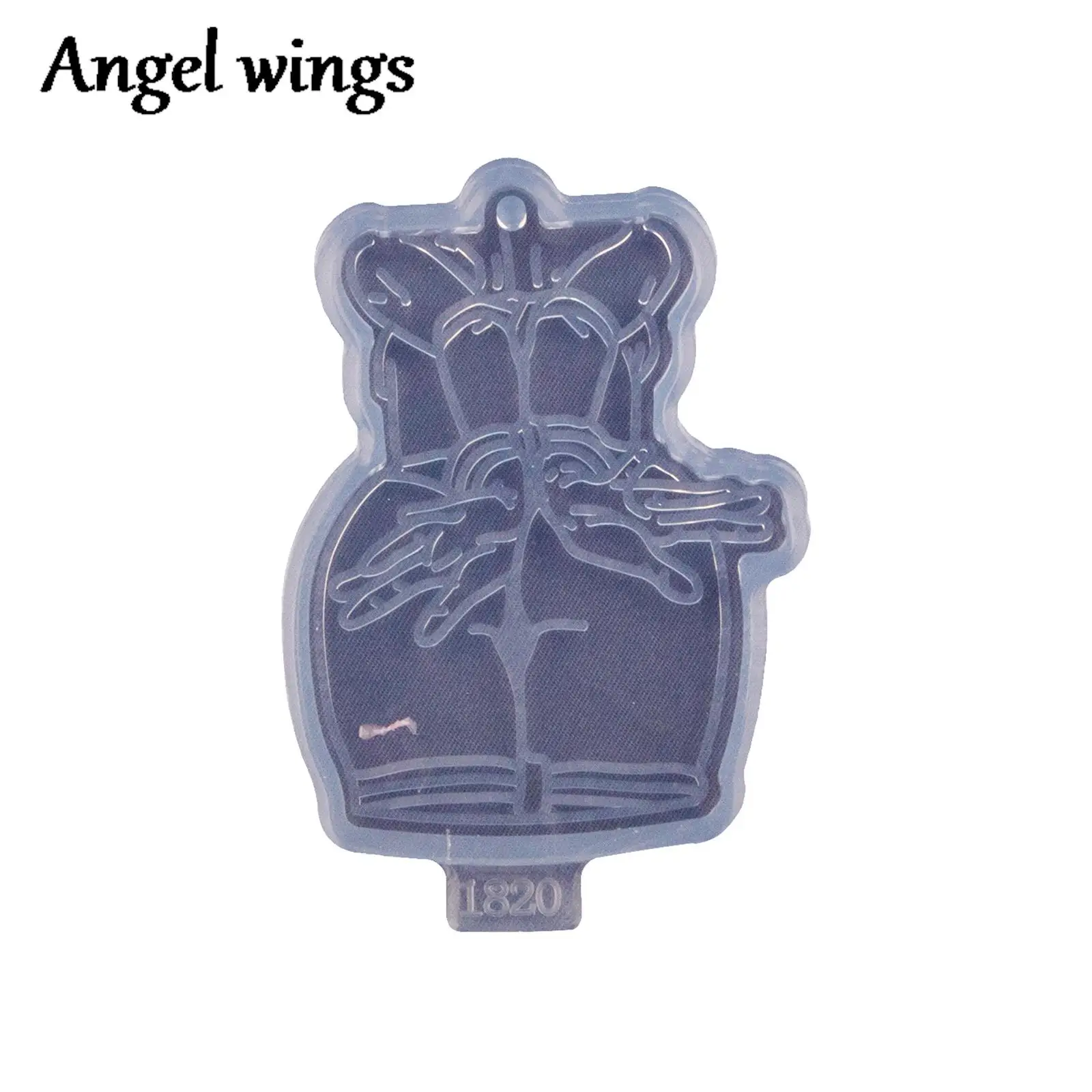 DY1787 Virgin Bone Resin Epoxy Silicone Princess Molds Sexy Woman Keychain Crafting Mold Chocolate Fondant Sugarcraft Molds