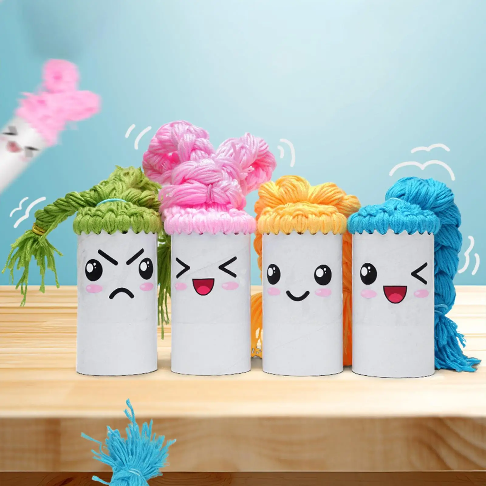 مواد ممارسة تجديل الشعر، مواد تعليمية مصنوعة يدويًا، تطوير المهارات