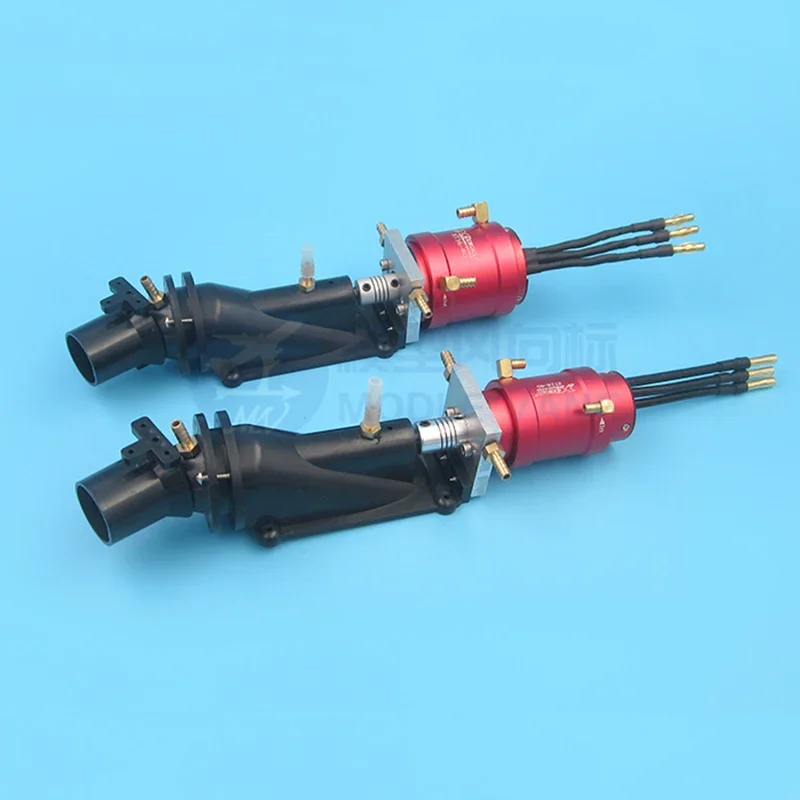 26mm Diameter Water Jet Thruster Jet Pump+2835/2850/2860/3650 Motor+Water Cooling Jacket Remote Control Ship Model Modified