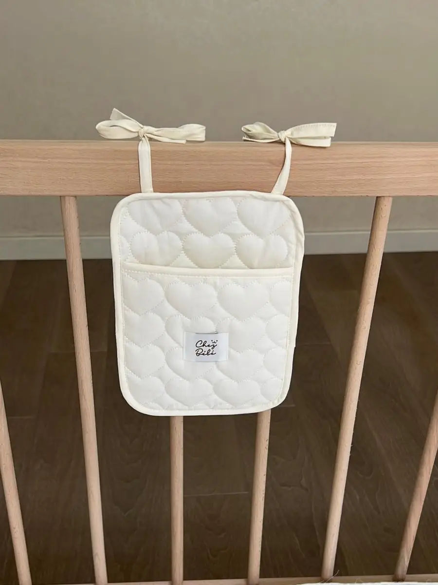 قطعة واحدة من حقيبة تخزين حفاضات الأطفال البيضاء، حقيبة تخزين ألعاب الأطفال المحمولة