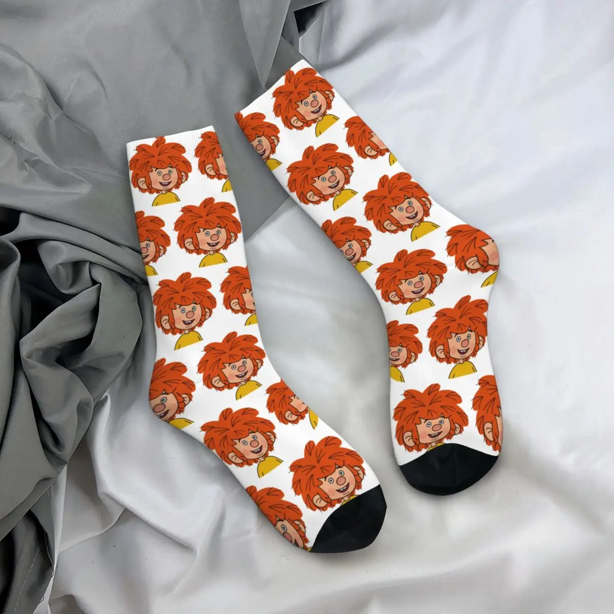 

Всесезонные чулки для экипажа, носки Pumuckl, повседневные длинные носки, аксессуары для мужчин и женщин, подарок на день рождения