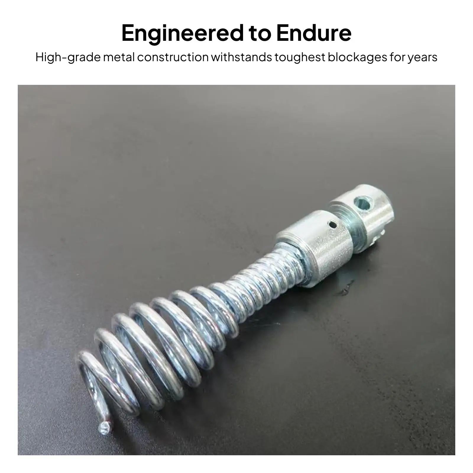 Drainage Cleaning Machine Drop Head Auger Drain Cutting Tool for Pipe Cleaner and Cable Maintenance