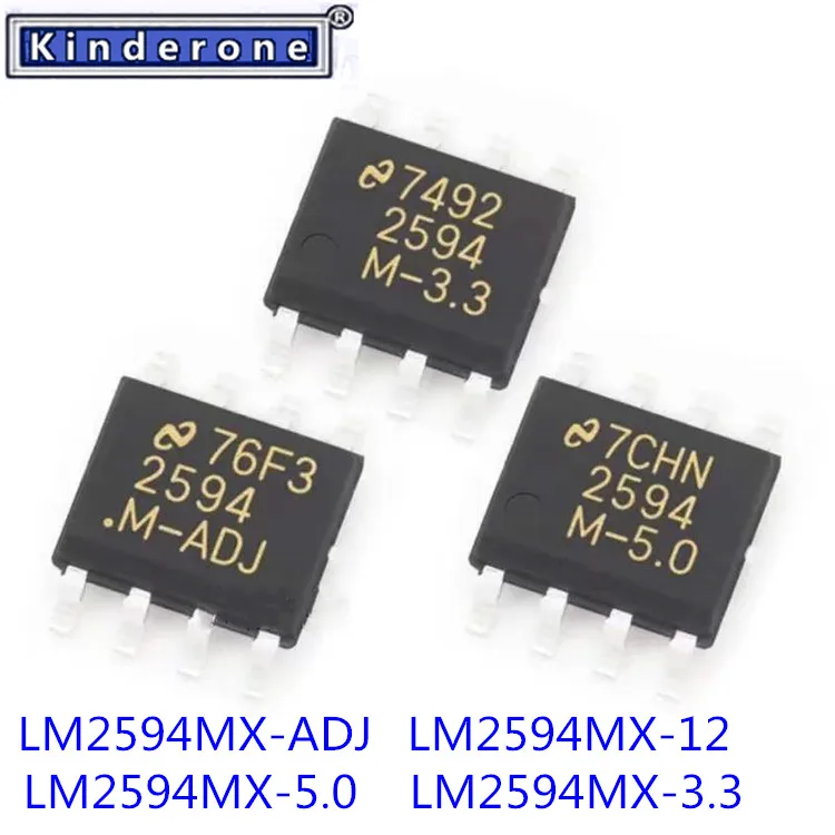 1PCS 100% New Original LM2594MX LM2594MX-ADJ LM2594MX-5.0 LM2594MX-3.3 LM2594MX-12 LM2594M LM2594 2594 2594M SOP8