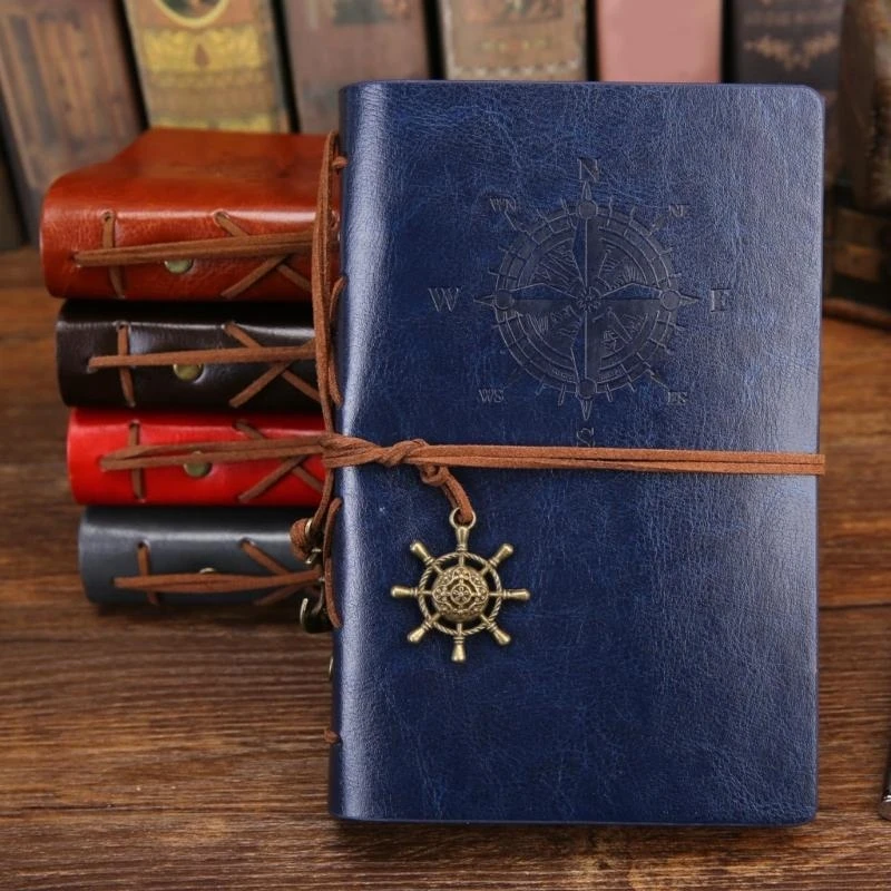 

Vintage Notebook PU Leather Journal Travel Journal Diary with 150 Blank Page