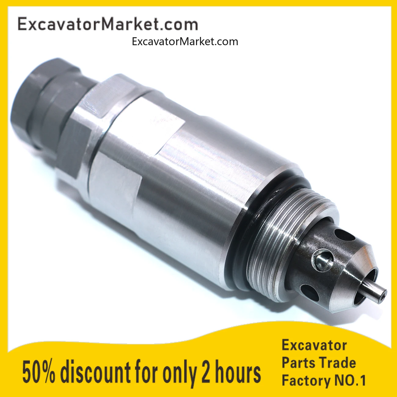 High quality Pc200-7 Pc200-8 port relief valve 723-40-91200 for Komatsu excavator Excavator Accessories