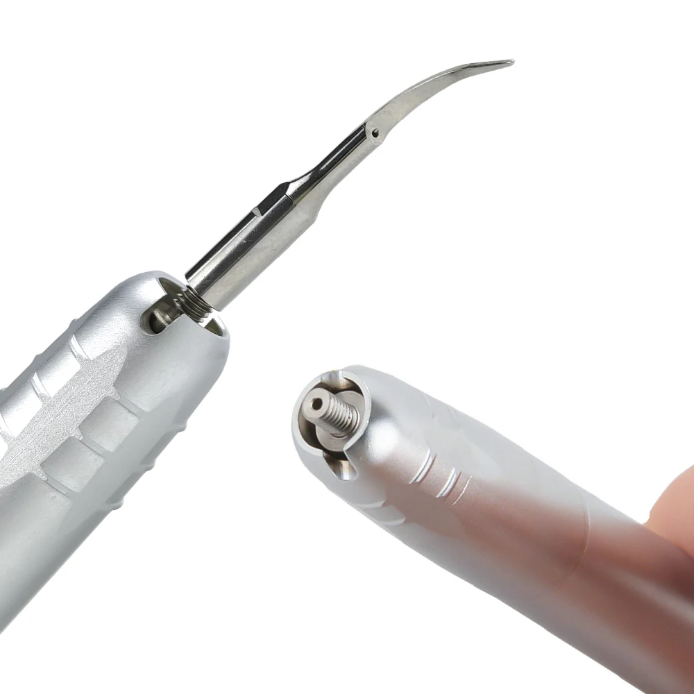 Dental Ultrasonic Air Scaler Handpiece with 3 Tips Teeth Whitening Cleaner Tools 2Holes 4 Holes Dentist Lab Clinic