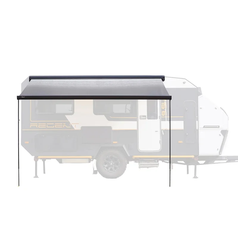 High Quality Awnlux Sun Protection Full Cassette RV Awning, Vertical Installation, For RV Outdoor Camping