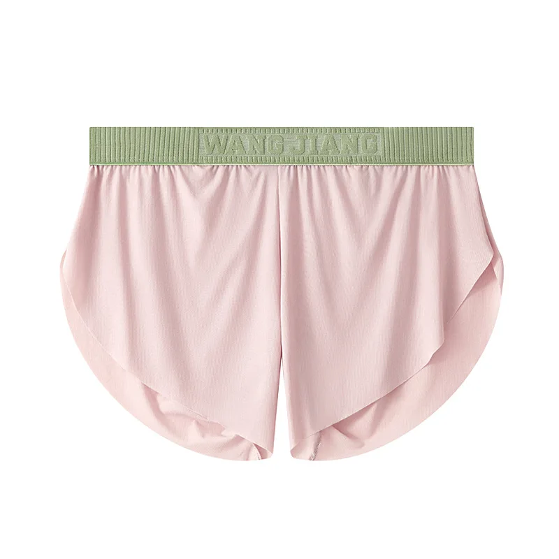 Men's Underwear Aro Panties Summer Ice Silk Loose Home Shorts Sports Breathable Boxer Seamless Elastic Lift Buttocks Underpants