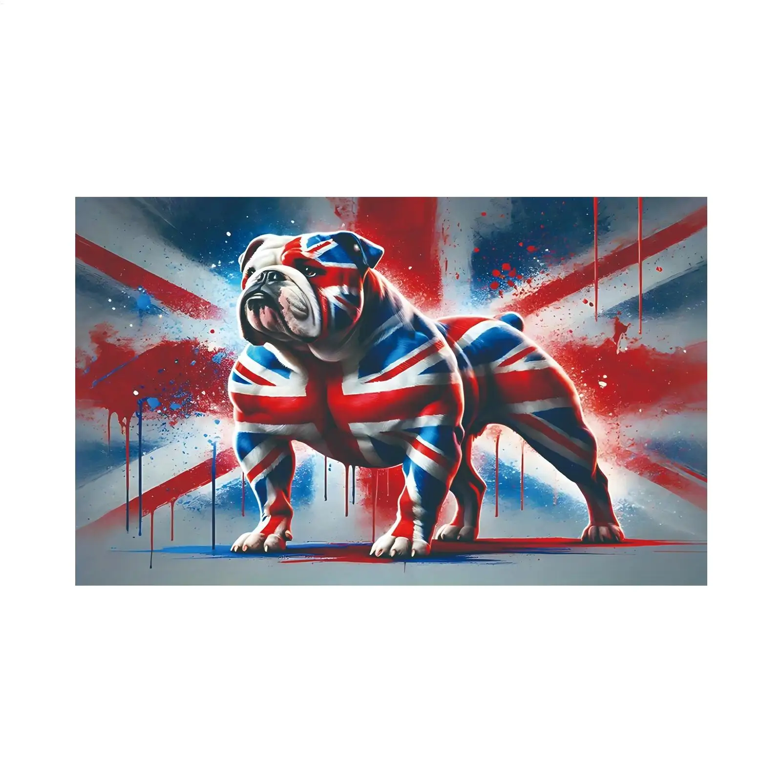 5x3Ft All-Weather Bulldog Yard Flag, Durable Outdoor Garden Decoration For Lawn, Porch &Home, Front House Patio Flag Garden Flag