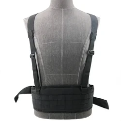 Chaleco táctico MOLLE Multicam H con faja y correa hombro