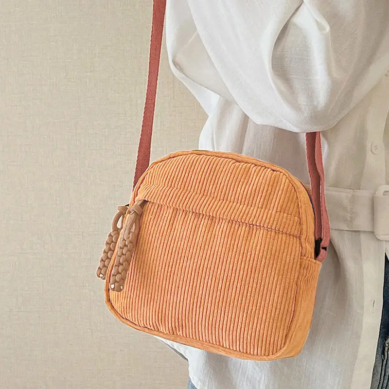 سروال قصير المرأة حقيبة كتف صغيرة فتاة مراهقة حقيبة كروسبودي بولسا لطيف حمل طالب الشارع الكورية Harajuku حقيبة ساع