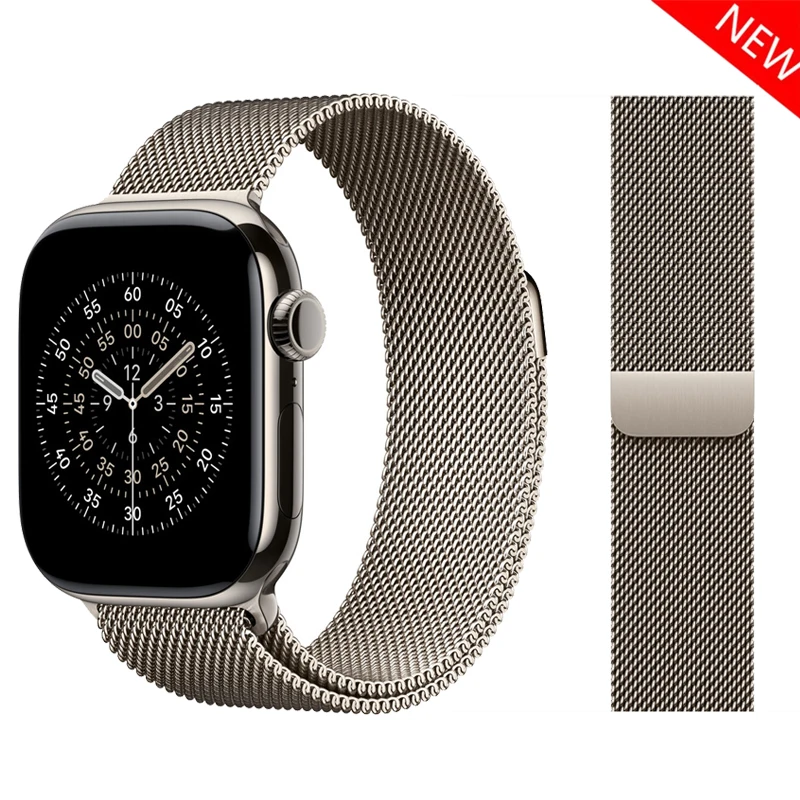 Milanese Loop Armband für Apple Watch Ultra3 2 49mm 46mm 45mm 44mm 42mm 41mm 40mm Armband iWatch Series 11 10 SE3 9 8 7 6 5