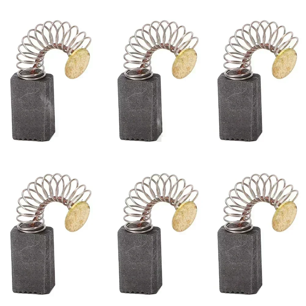 6pcs Carbon Brush Replacement For Electric Drills Angle Grinder Trimmers Power Tools Accessories 5x8x12mm