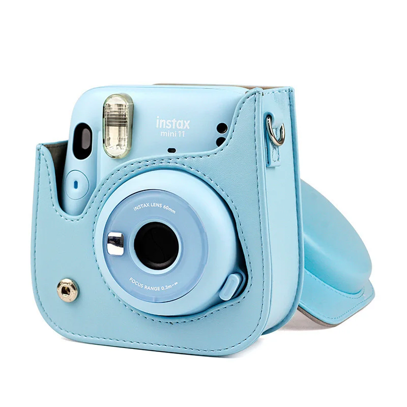 ZK40 Shoulder Camera Protective Bag Case For Fujifilm Instax mini 11 PU  Leather Camera Bag Protector for Fuji Instax mini11