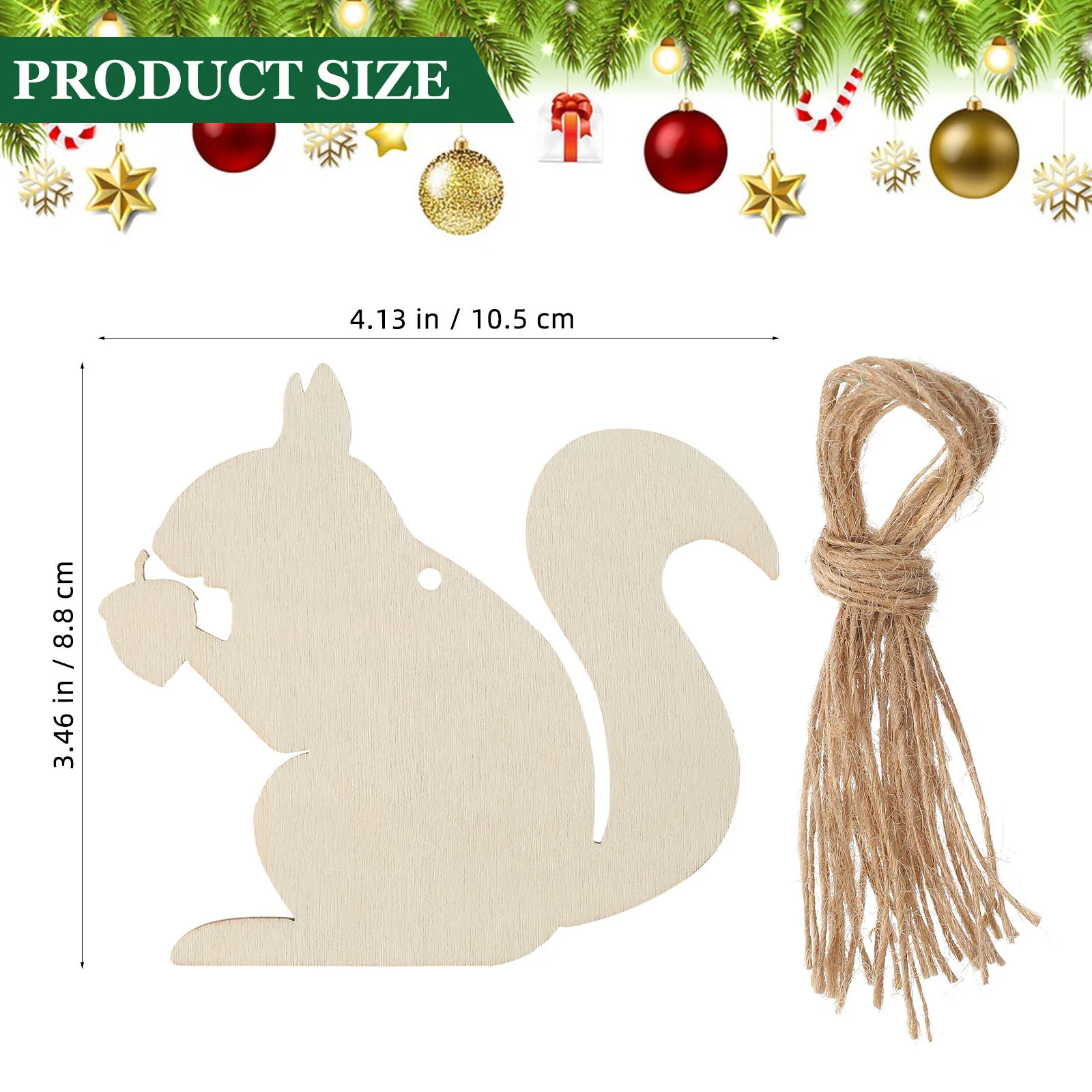 20 قطعة الأشكال الخشبية السنجاب لوحات خشبية غير مكتملة DIY بها بنفسك الكتابة على الجدران ملحق الحرف السنجاب للحرف اليدوية الخشب غير المكتمل