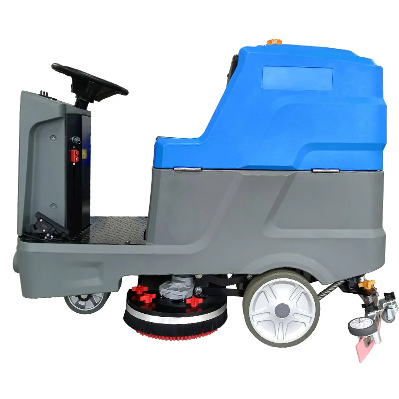Supermarket Electric Floor Cleaning Machine Ride-On FScrubber Street Sweeper Machine Floor Washer Automatic Scrubber