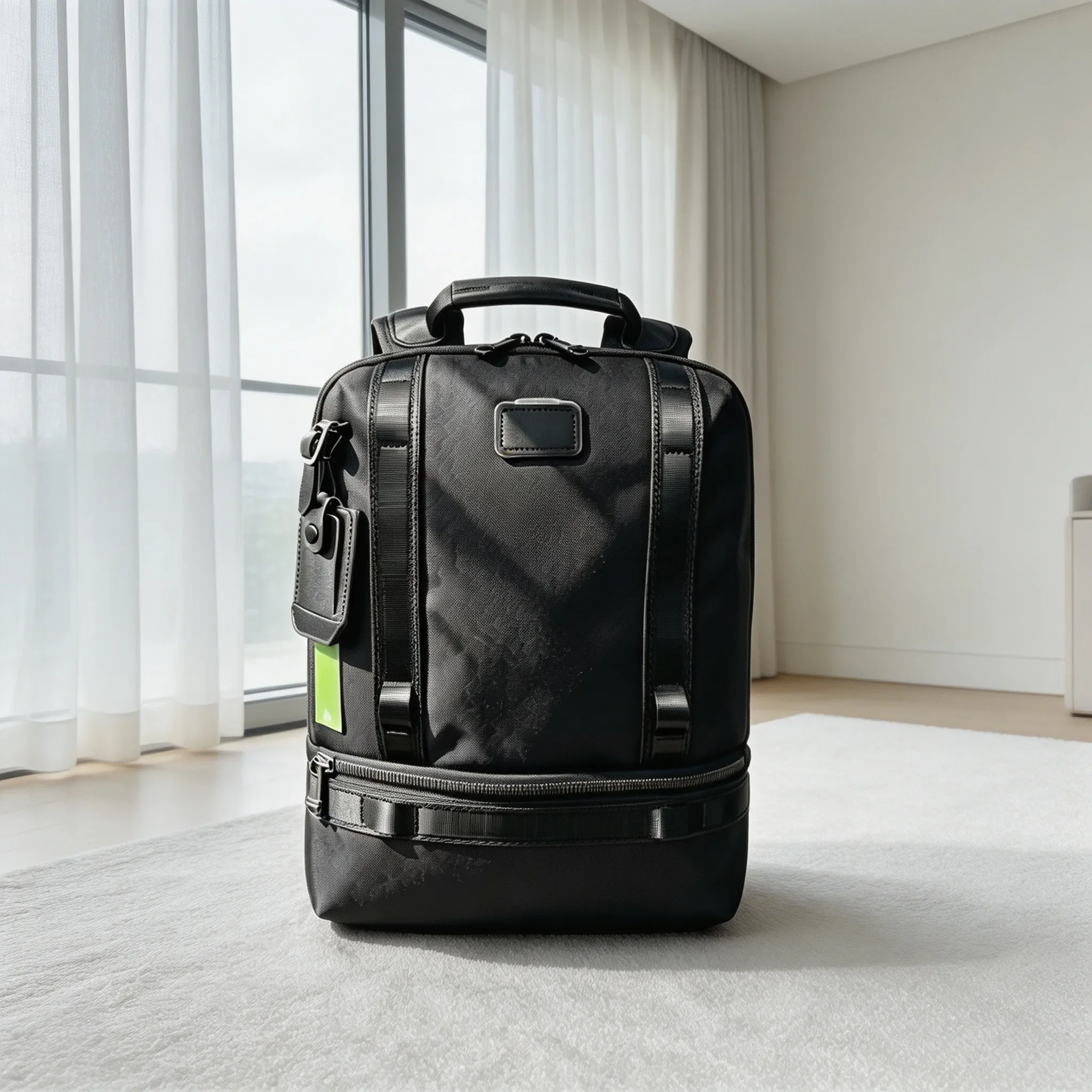Lightweight Ballistic Nylon Backpack for Men, Multi-Functional Simple Laptop Daypack Casual Daily Bag