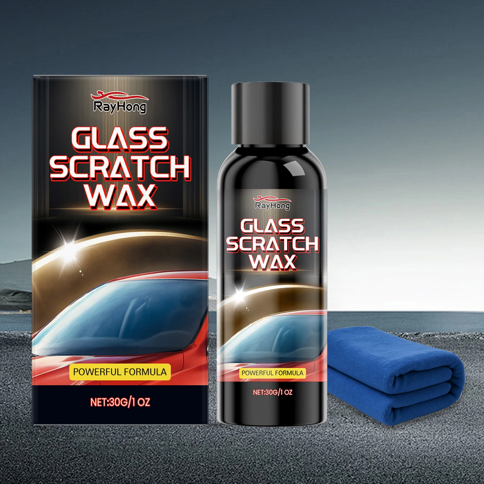 Glass Scratch Repair Paste Car Window & Bathroom Shower Glass Polishing Car Glass Scratch Remover for Windshield
