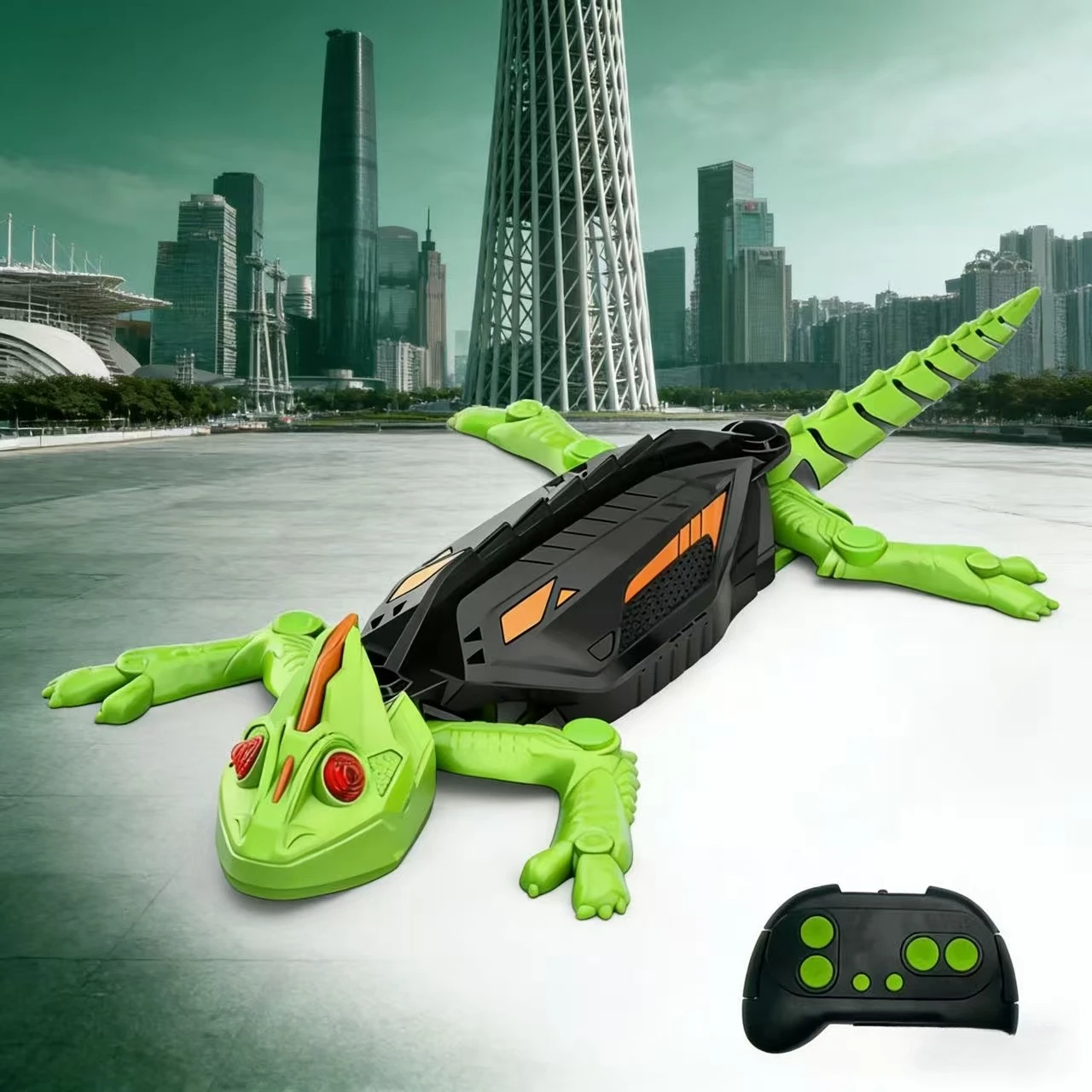 

Realistic Bionic RC Wall-Climbing Lizard Robot, Remote Control Gecko Toy, Climbs Glass & Smooth Walls, Christmas Decoration
