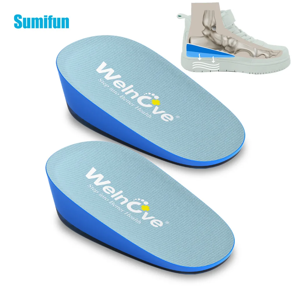 

2Pcs/Pair Adjustable Height Heel Lift Insole for Feet Arch Support Pad Foot Orthopedic Corrective Shoes Sole Foot Pedicure Tools