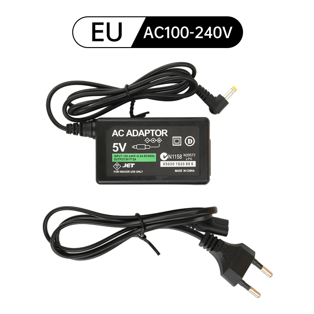 AC100-240V AC Adapter Home Wall Charger สายไฟสําหรับ Sony PSP1000/2000/3000 แหล่งจ่ายไฟและเกม