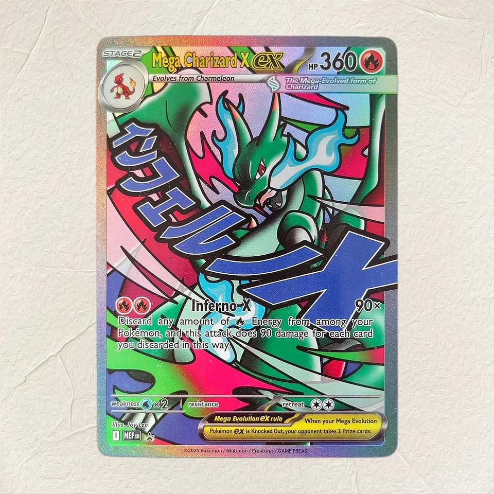 mega charizard ex gx pokemon orica proxy card X SAR 110/080 Phantasmal Flames E  OP PROXIES TCG Fire Inferno X (90x Discard any amount of Fire Energy from among your Pokmon Mega Charizard X Pokemon Card