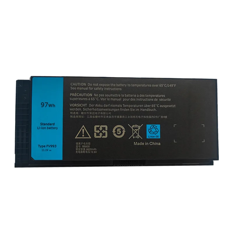 11.1V FV993 Laptop Battery For Dell Precision M6600 M6700 M6800 M4600 M4700 M4800 Series FJJ4W T3NT1 N71FM PG6RC R7PND 3DJH7