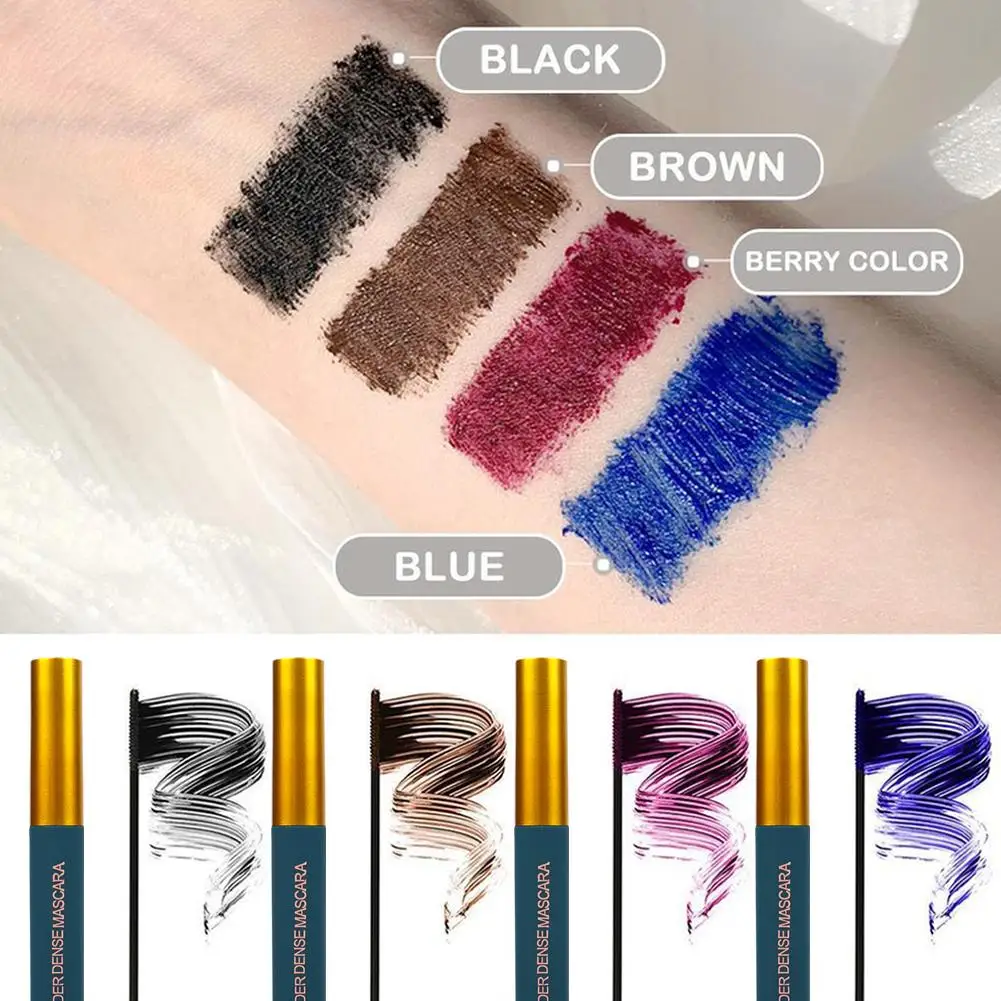 Magische Kleur Mascara Krul Wimperverlenging Dik Curling Lange Verlenging Duurzame Waterdichte Make-Up Wimper Tool Geen Smudgin Q 5X4