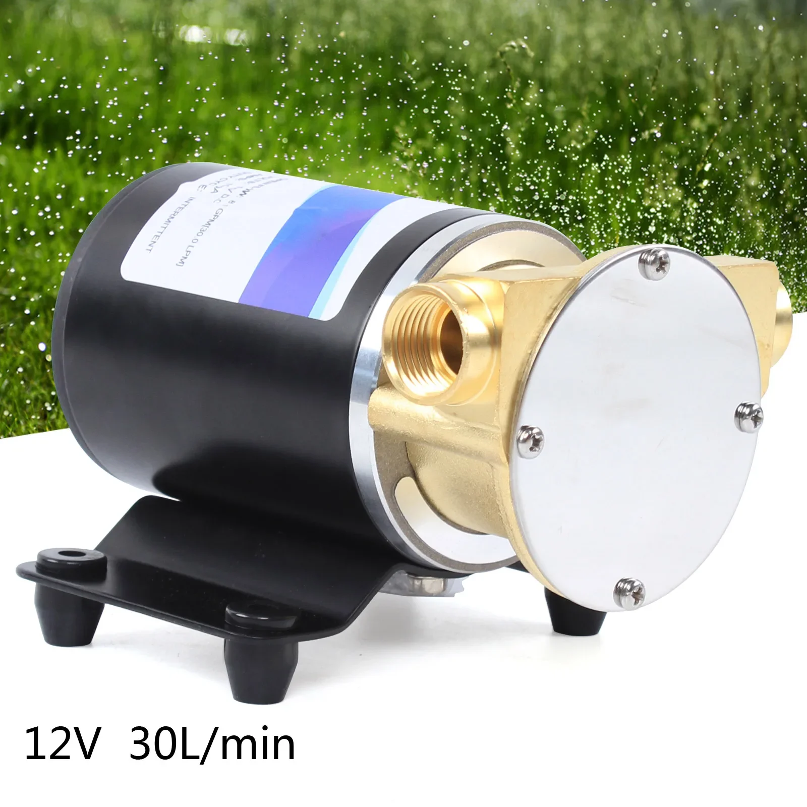 for 12V 20 PSI Washdown Deck Wash Pump KIT for Caravan Rv Boat Marine Stainless