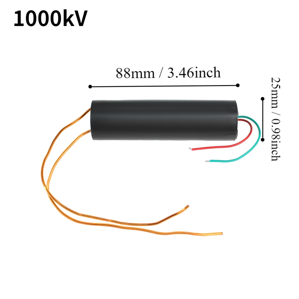 400KV 1000KV Boost Step up Power Module DC 3-6V High Voltage Generator High Voltage Module 400000V 1000000V