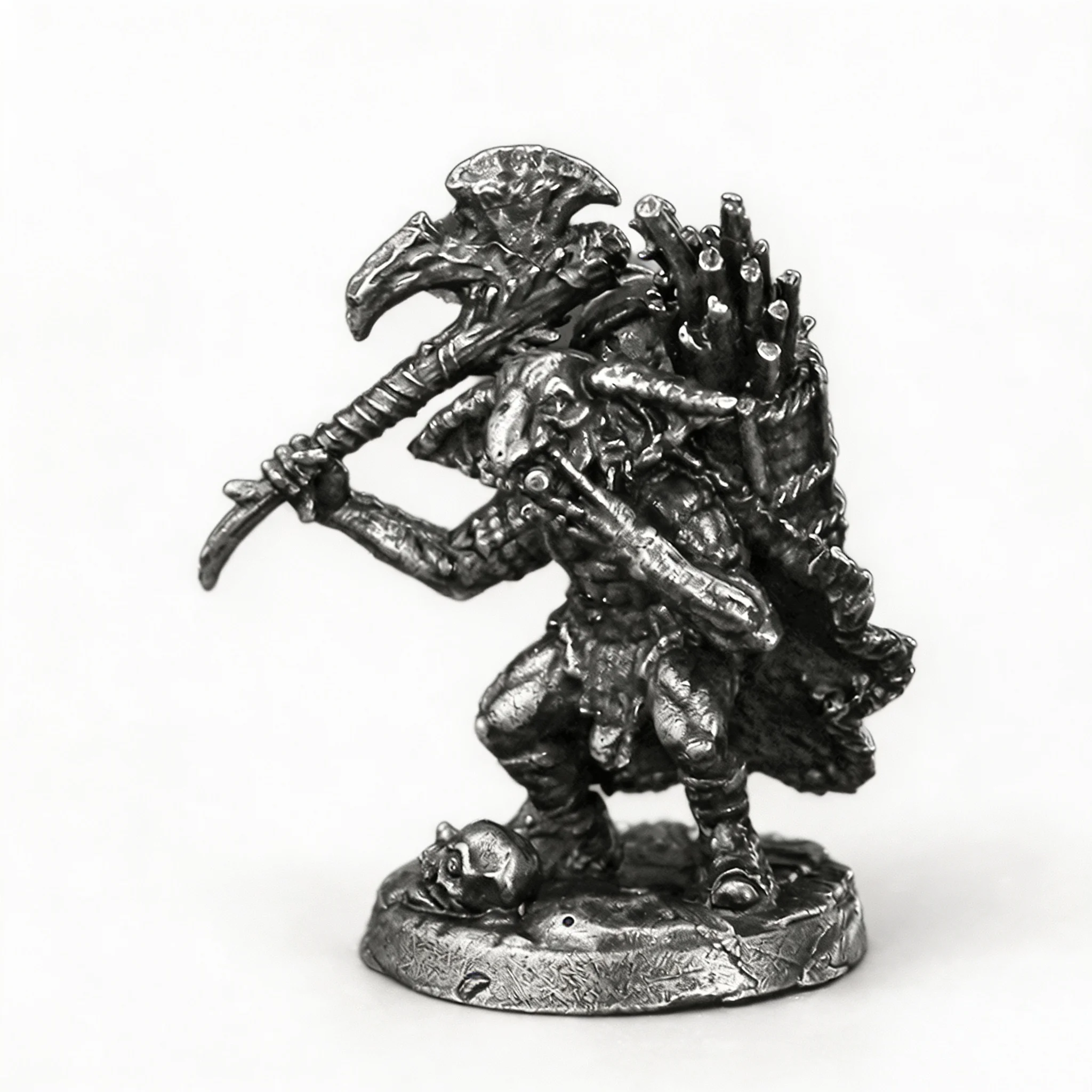 Metal Goblin Warrior Model Ancient Soldier Action Figures Toys Gifts Board Game Piece Desktop Car Interior Ornament Accessories