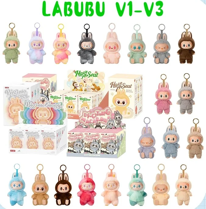 

Heartbeat Macaron Face series blind box 17cm, handmade minifigure, mysterious collectible toy, surprise gift