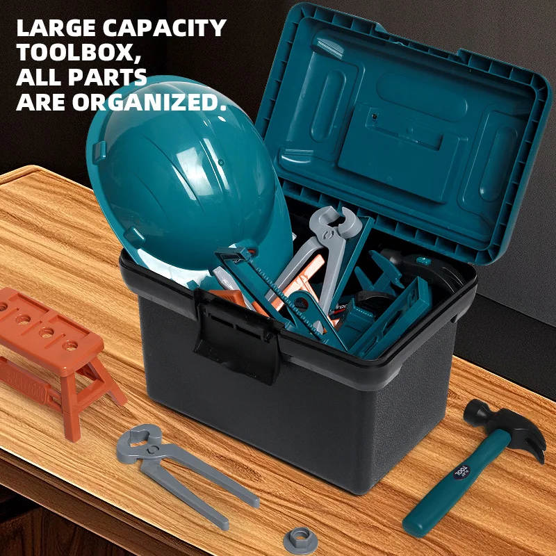 子供向けSTEM建設修理ツールボックスおもちゃセット、分解・組み立て用ドライバー付きで実践スキルを向上