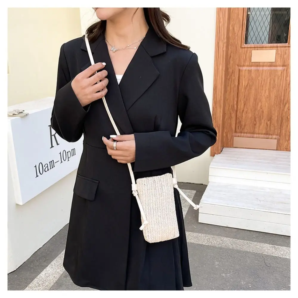 New Fashion Mobile Phone Bag Women\'s Messenger Bag All-match Mini Small Crossbody Bag Hanging Neck Coin Purse Vertical Handbag