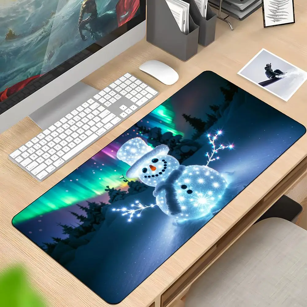 

Christmas Mouse Pad Rubber Antislip Keyboard Pad 40x90cm Mousepad Gaming Accessories XXL Office Computer Mat