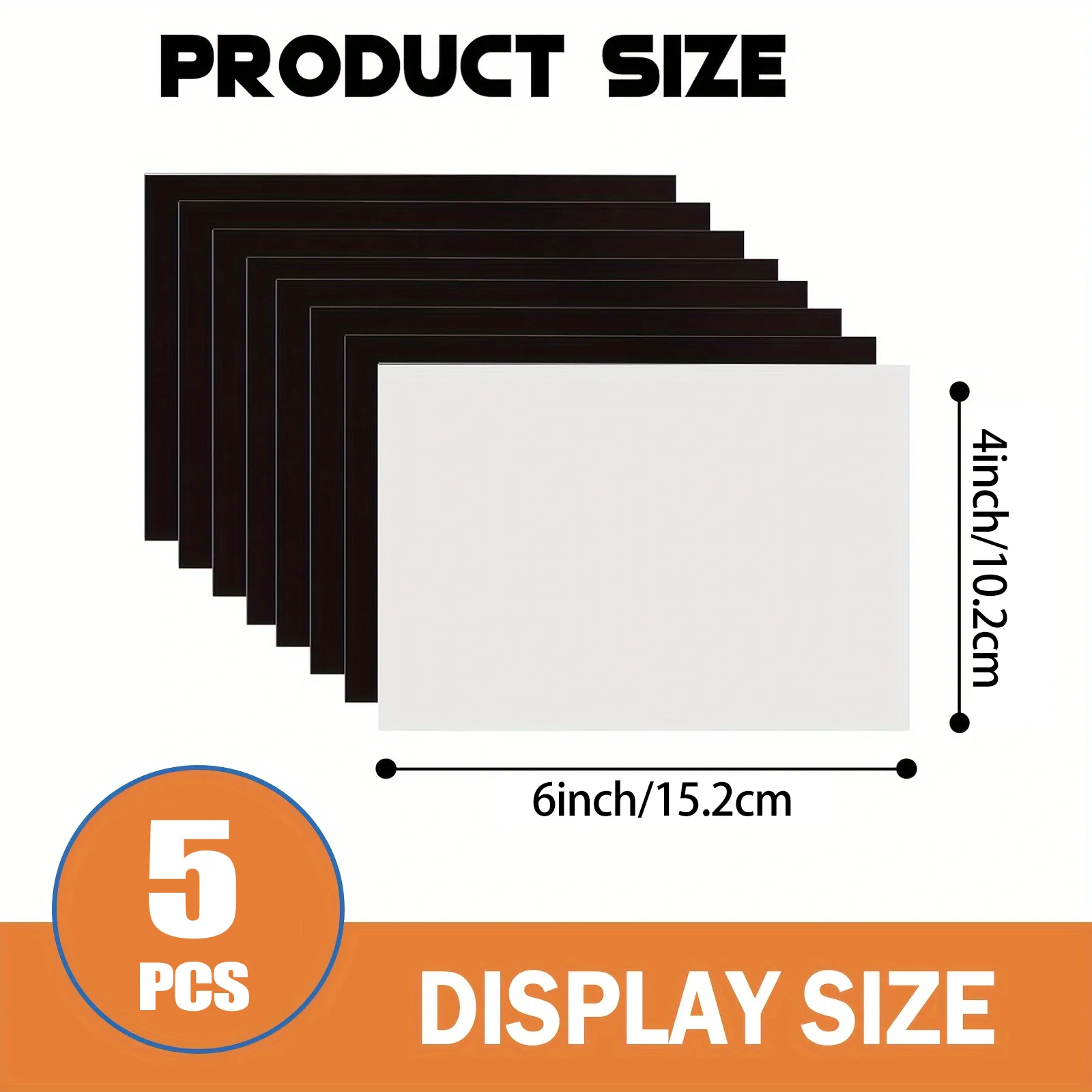 4R 5 Sheets Adhesive Magnetic Sheets with Adhesive Backing 16 Mil Flexible Magnet Sheet With Adhesive Sticky 4×6 inch