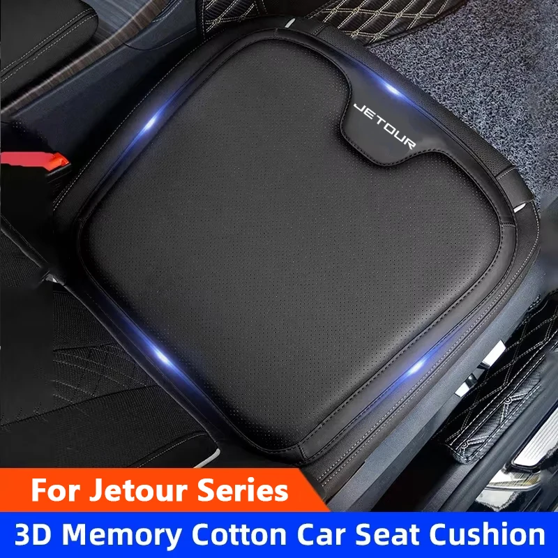 Nappa Leather Car Seat Cushion For Chery Jetour DASHING X-1 Plus DTC T2 Traveler X90 Plus X70 PLUS Car Seat Protection Cover Pad