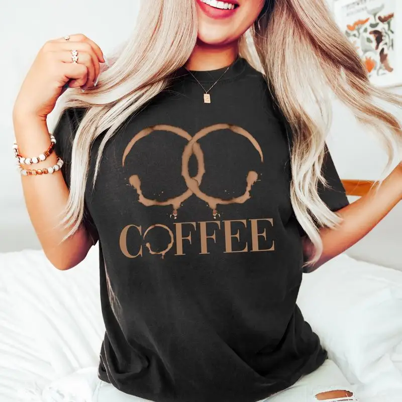 

Coffee Smile T Shirt Lover Retro Funny